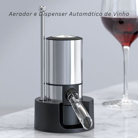 Aerador e Dispenser Automático de Vinho