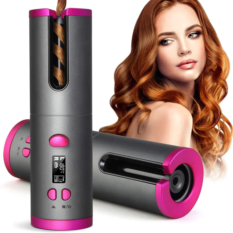 Lizz Haircurler- Modelador de Cachos Portátil+ Escova AntiFrizz